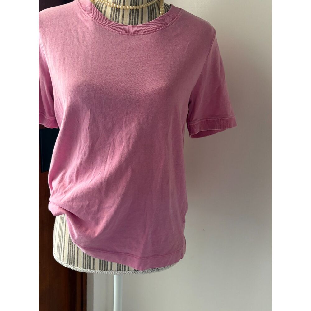 Pink Zara Basic Cotton T-Shirt M Summer Comfy Casual Classic Everyday Wear